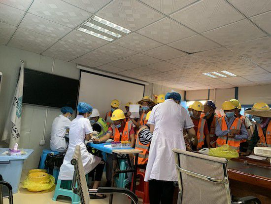 一飞冲天300倍游戏集团组织员工体检活动